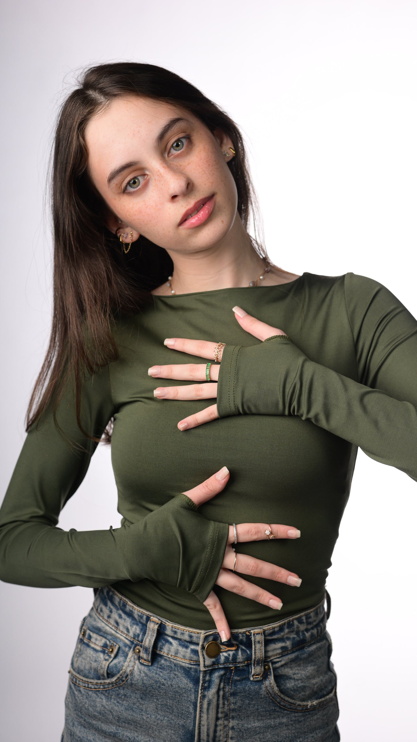 Thumb Long Sleeve Top