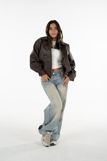 Brown Leather Jacket