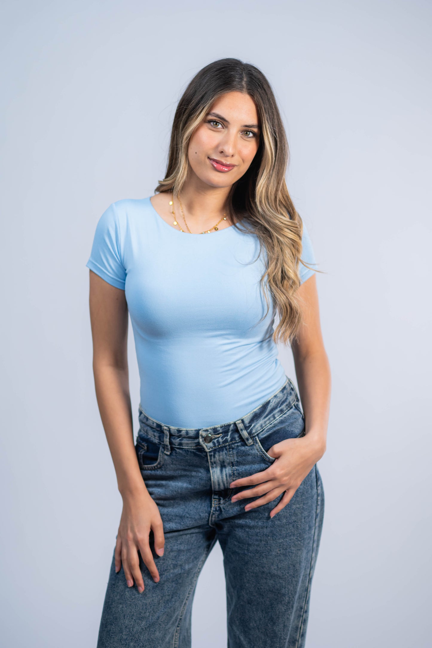 Short Sleeve Basic Top