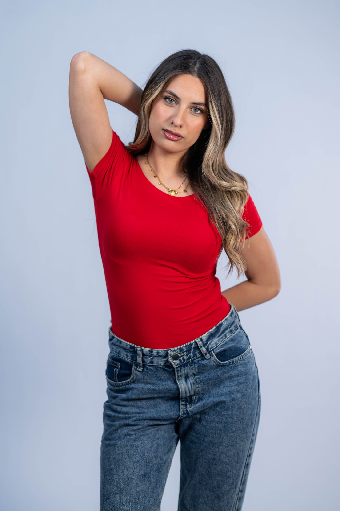 Short Sleeve Basic Top