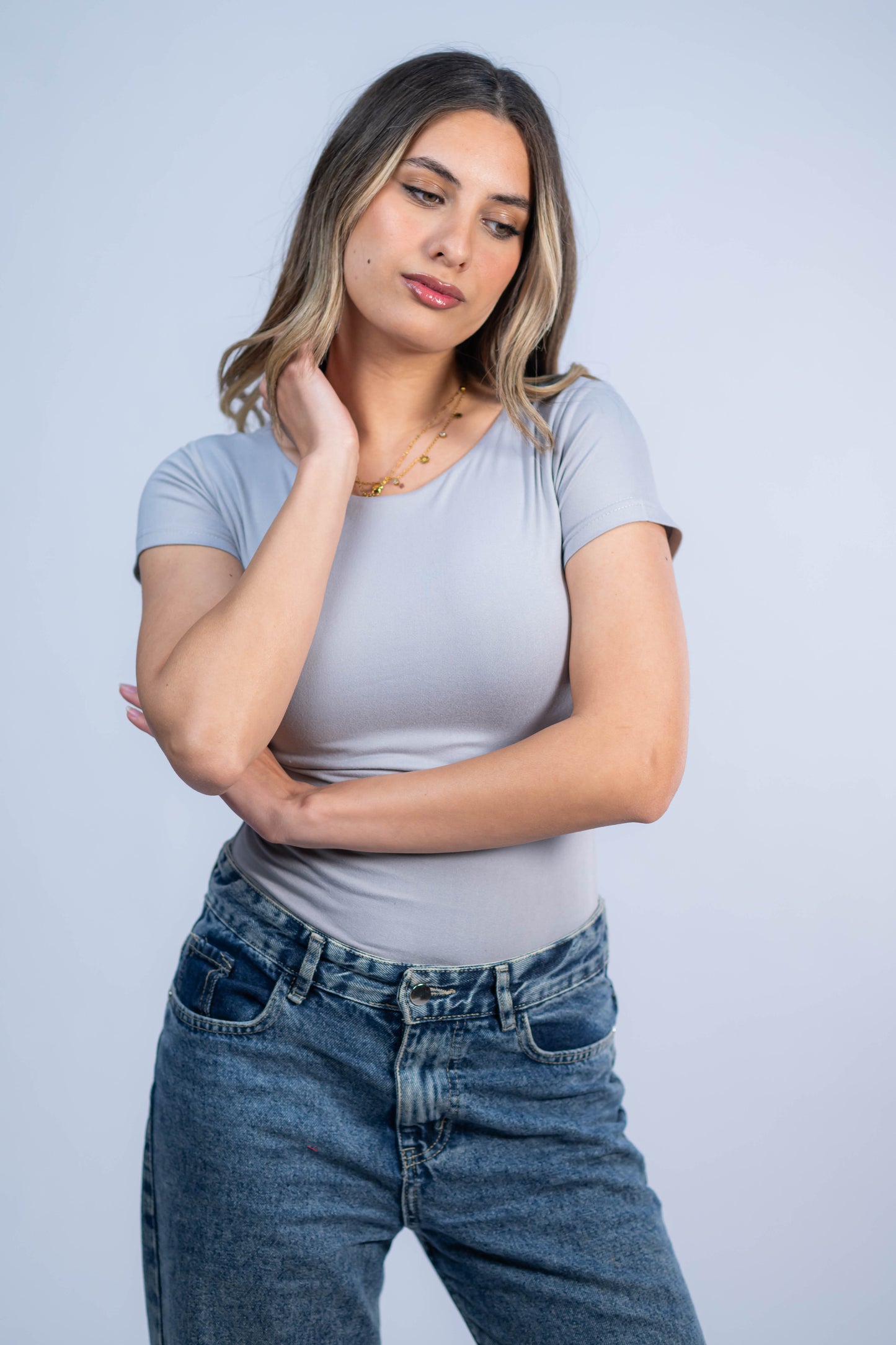 Short Sleeve Basic Top